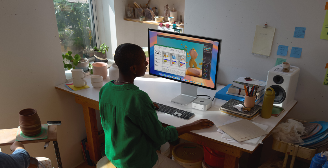 Системный блок Apple Mac mini M4 16 ГБ, 256 ГБ SSD, серебристый - 2