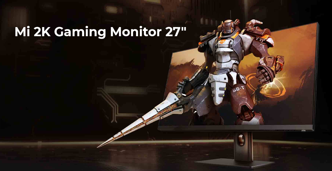 Монитор Xiaomi Mi Display 2K 27" чёрный с регулируемым наклоном (RMMNT27NQ)  - 1