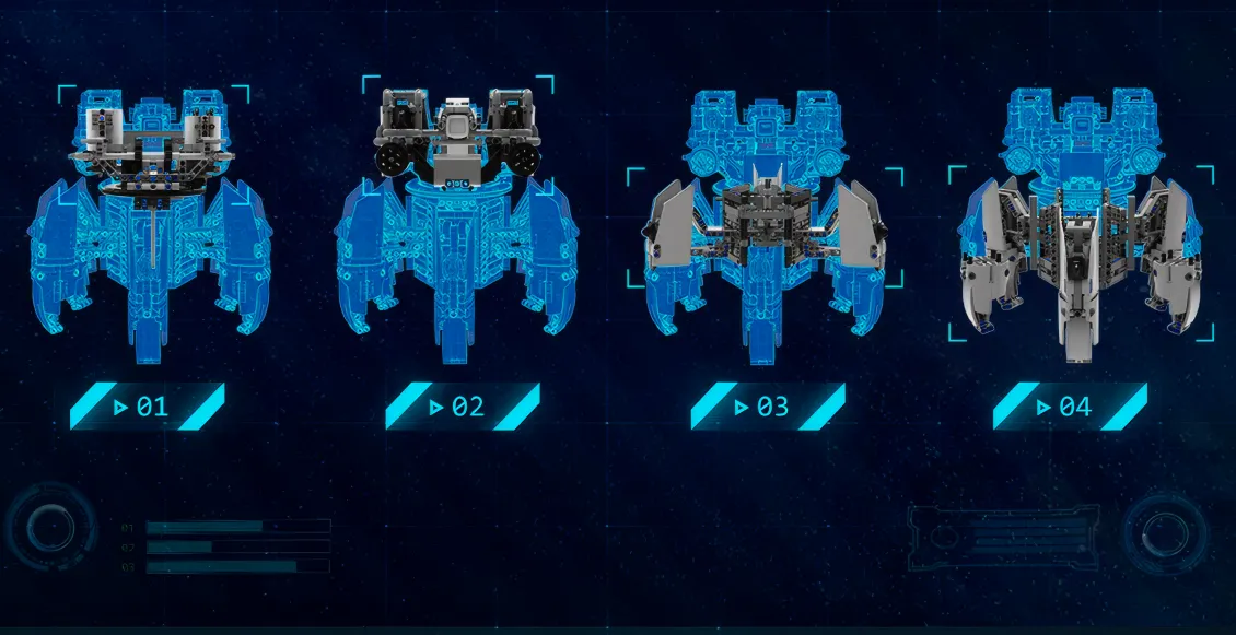 Конструктор Xiaomi Dawn of Jupiter Series Orion Hexapod Titan, 1200+ шт Конструктор Xiaomi Dawn of Jupiter Series Orion Hexapod Titan, 1200+ шт - 2