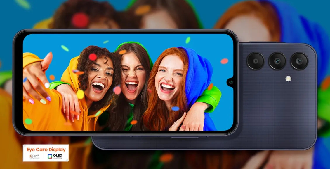 Смартфон Samsung Galaxy A25 8/256 ГБ голубой (2sim - гибридный слот)  - 1
