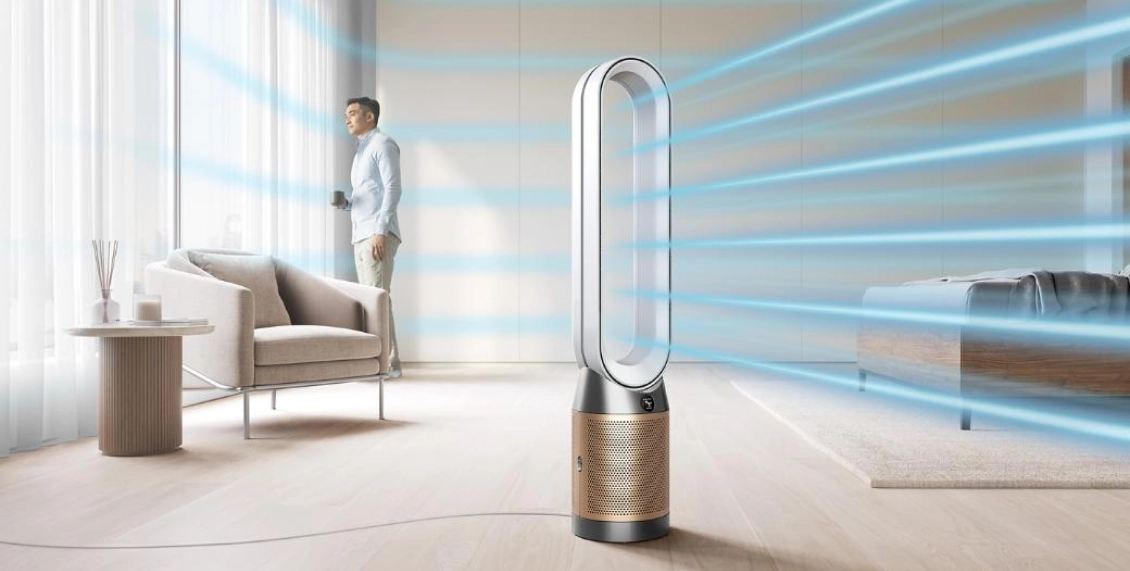 Очиститель воздуха Dyson Purifier Cool PC2 De-Nox TP12 бело-золотой Очиститель воздуха Dyson Purifier Cool PC2 De-Nox TP12 бело-золотой - 1