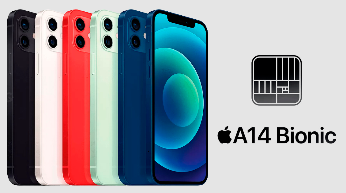 Смартфон Apple iPhone 12 64 ГБ зелёный (1sim + eSim) - 1