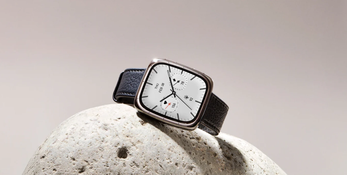 Умные часы Xiaomi Amazfit Active 2 (Square) Premium Version серебристый (чёрный ремешок) Умные часы Xiaomi Amazfit Active 2 (Square) Premium Version серебристый (чёрный ремешок) - 1