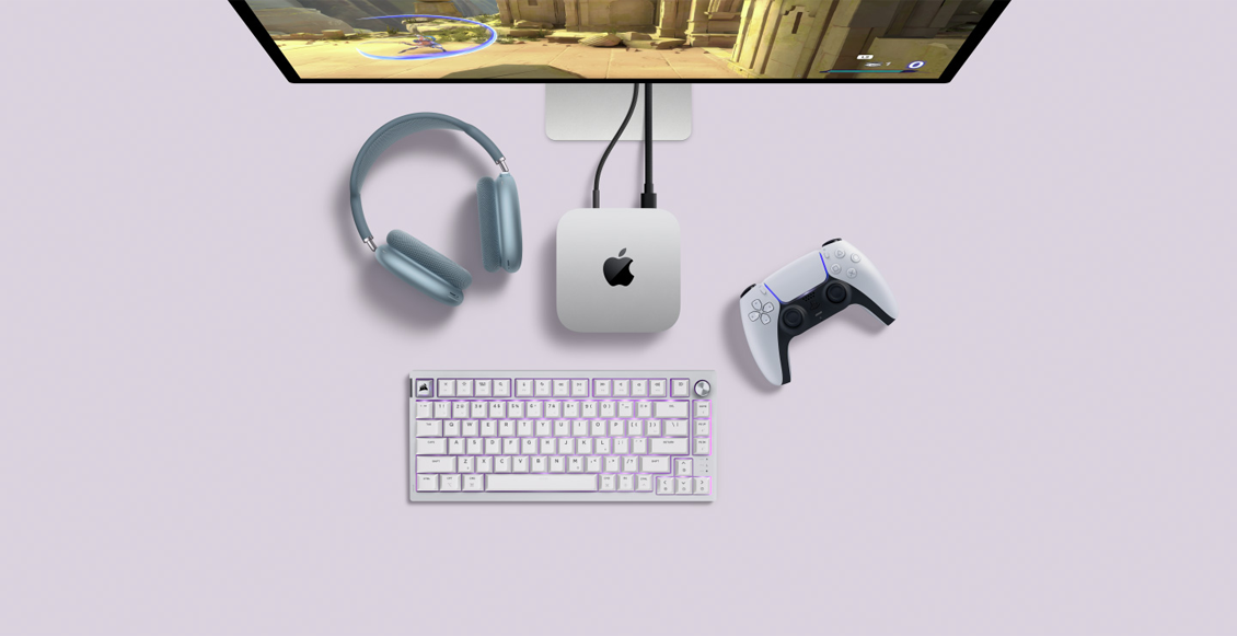 Системный блок Apple Mac mini M4 16 ГБ, 256 ГБ SSD, серебристый - 1