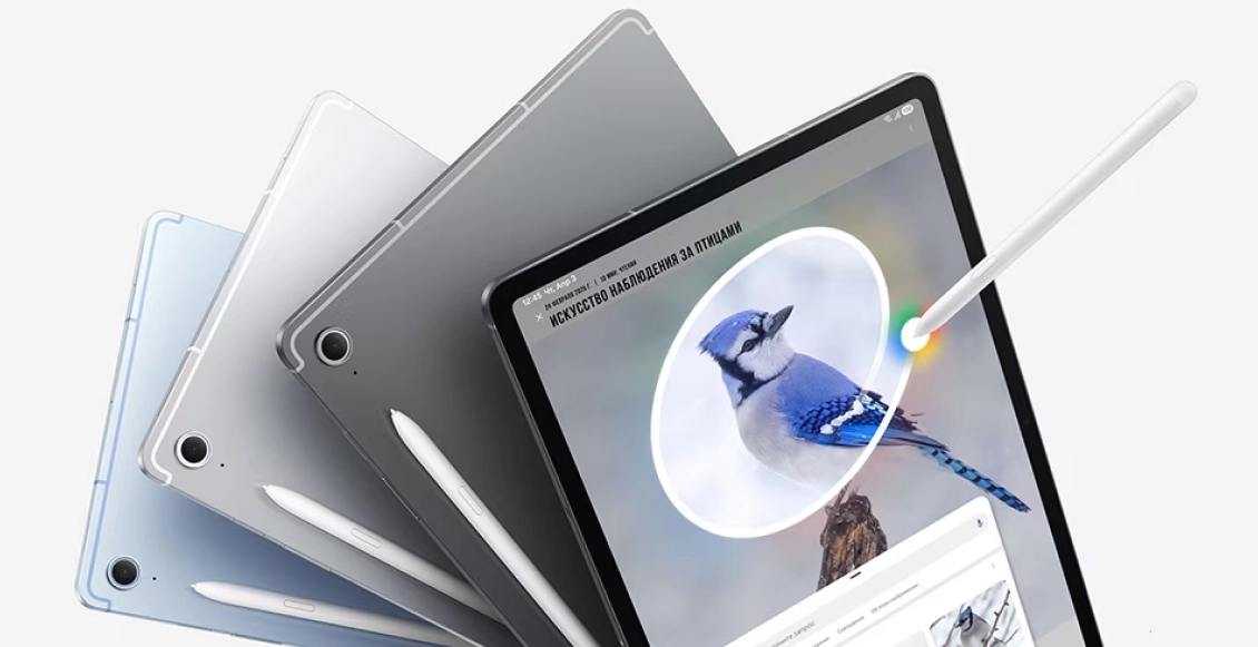 Планшет Samsung Galaxy Tab S10 FE Plus (SM-X620) Wi-Fi 12/256 ГБ голубой - 1