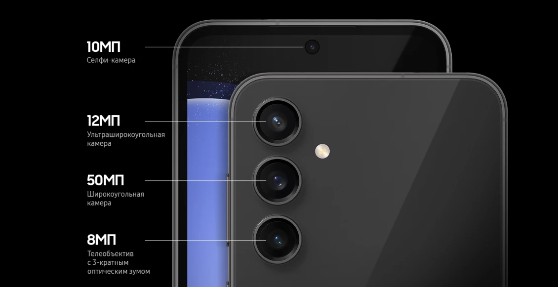 Смартфон Samsung Galaxy S23 FE 8/256 ГБ бежевый (2sim + eSim)  - 3