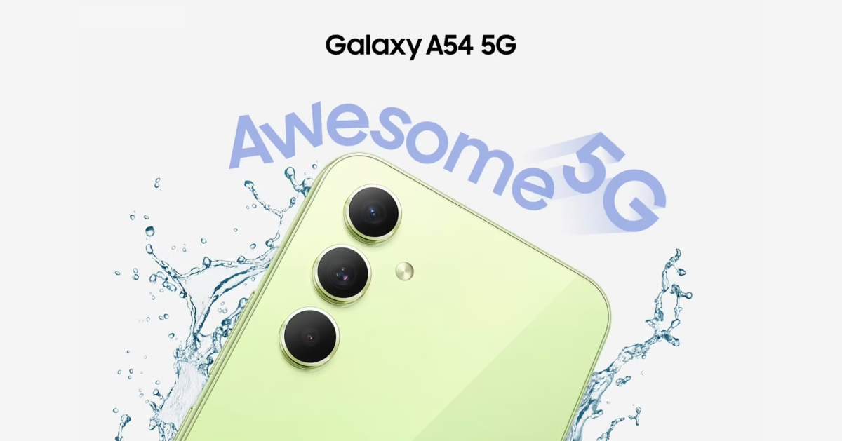 Смартфон Samsung Galaxy A54 5G 6/128 ГБ лаймовый (2sim - гибридный слот)  - 1