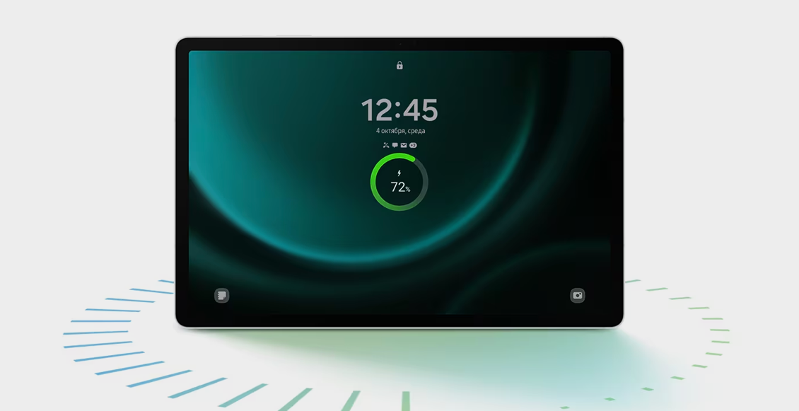 Планшет Samsung Galaxy Tab S9 FE Plus (SM-X610) Wi-Fi 8/128 ГБ серебристый  - 5