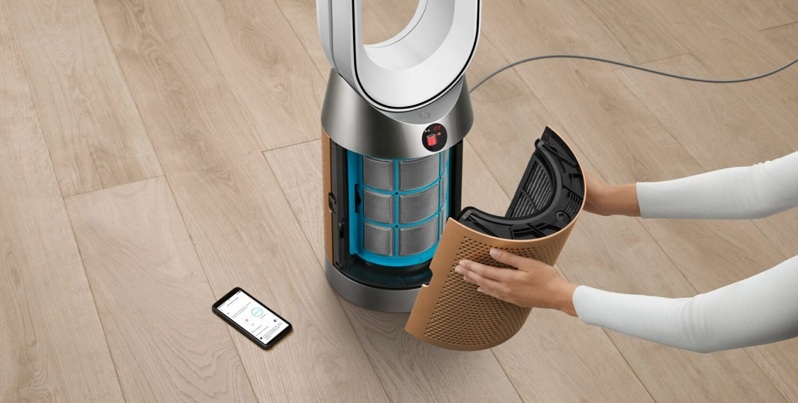 Очиститель воздуха Dyson Purifier Cool Formaldehyde TP09 белый, золотой Очиститель воздуха Dyson Purifier Cool Formaldehyde TP09 белый, золотой - 2