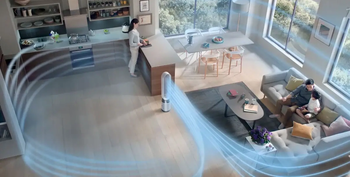 Очиститель воздуха Dyson Purifier Cool Autoreact TP7A белый, никель Очиститель воздуха Dyson Purifier Cool Autoreact TP7A белый, никель - 4
