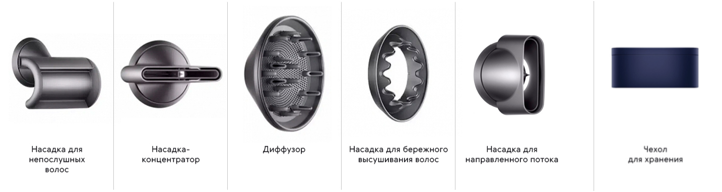 Фен Dyson Supersonic HD08 синий, розовый (футляр) (Азия) - 1