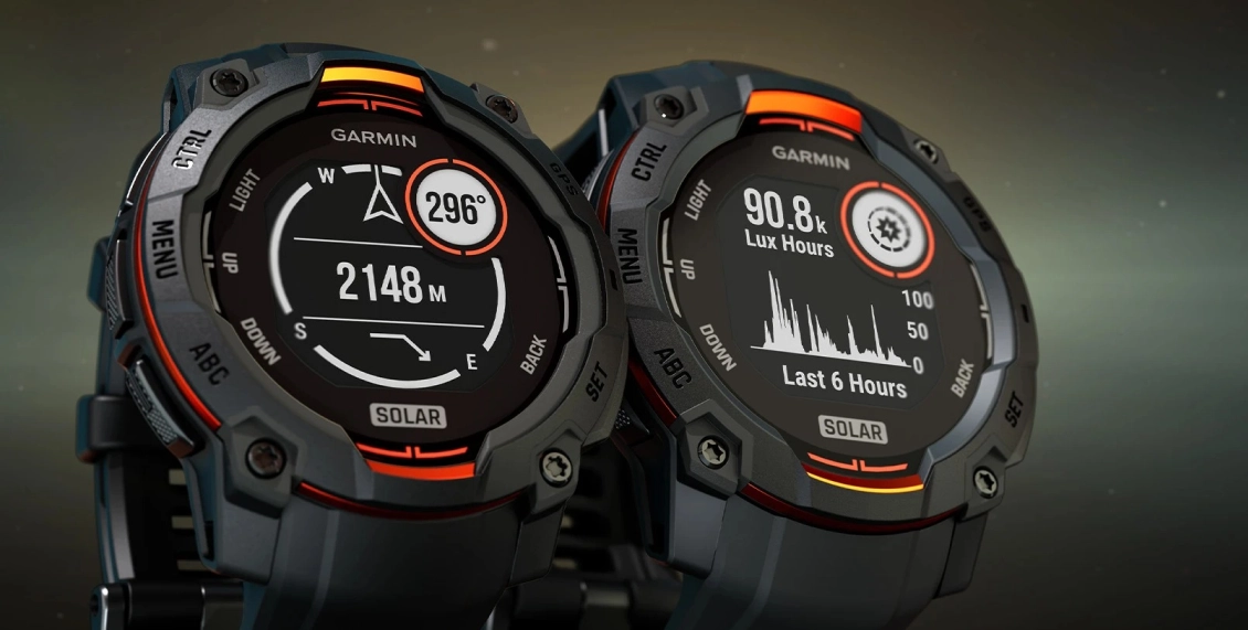 Умные часы Garmin Instinct 3 45mm Solar Black чёрный (чёрный ремешок) Умные часы Garmin Instinct 3 45mm Solar Black чёрный (чёрный ремешок) - 2