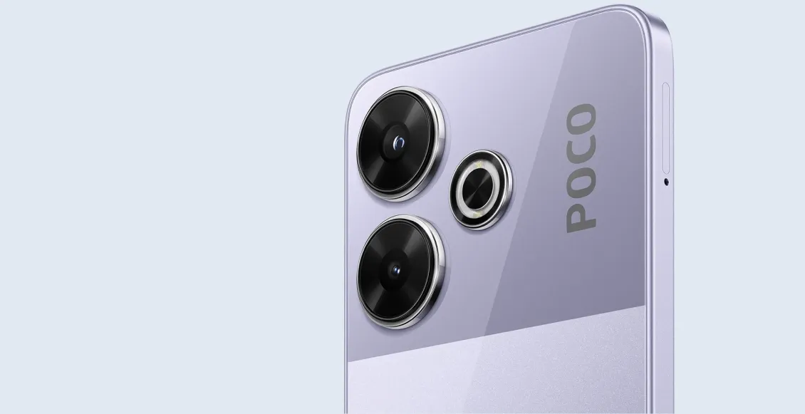 Смартфон Xiaomi Poco M6 4G 6/128 ГБ фиолетовый (2sim - гибридный слот)  - 3