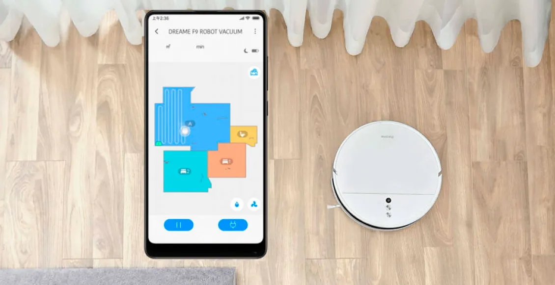 Робот-пылесос Xiaomi Dreame F9 белый  - 2