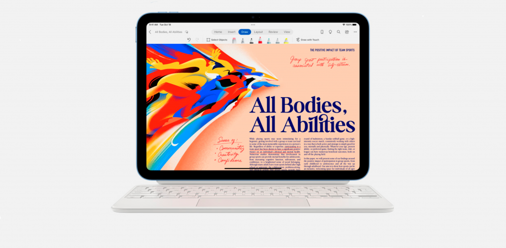 Планшет Apple iPad 10.9" (2022) A14 Bionic Wi-Fi 64 ГБ синий Планшет Apple iPad 10.9" (2022) A14 Bionic Wi-Fi 64 ГБ синий - 3