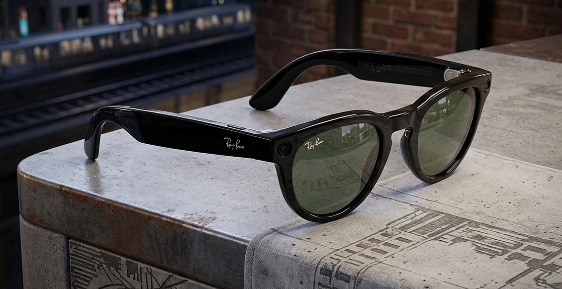 Умные очки Ray-Ban Headliner Gen 2 Shiny Black, Clear/Graphite Green Transitions, (50-23-150mm) - 1