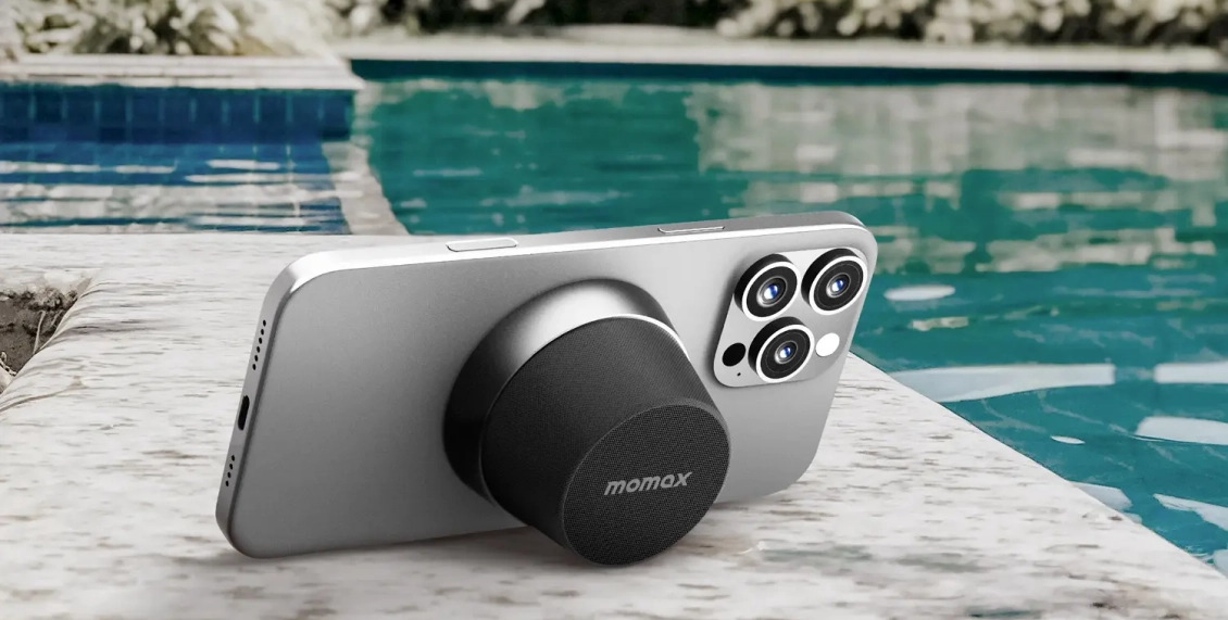 Портативная колонка Momax 1-Vibe Go оранжевый Портативная колонка Momax 1-Vibe Go оранжевый - 1