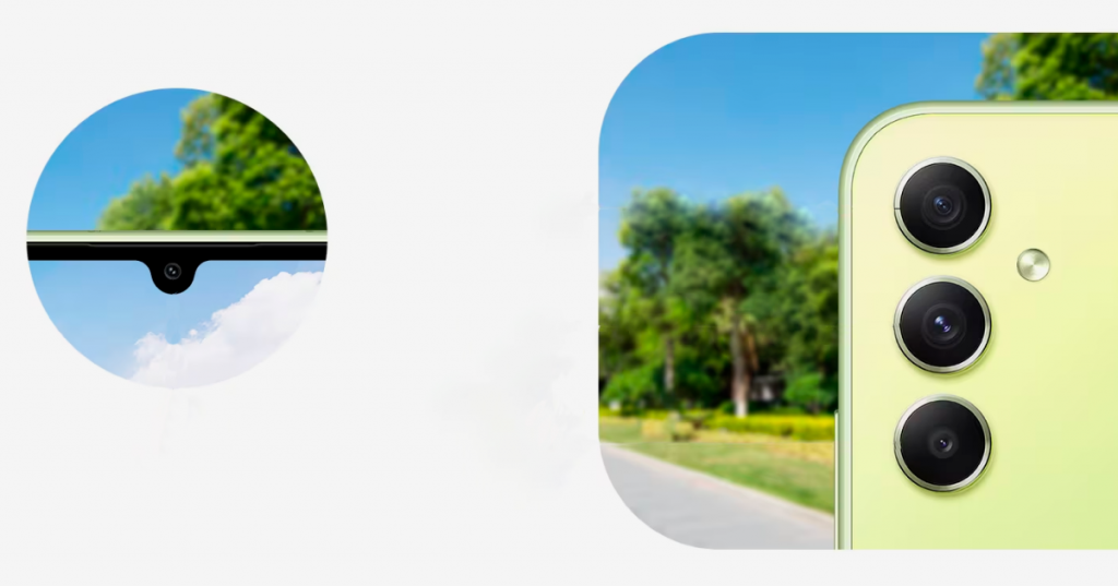 Смартфон Samsung Galaxy A34 5G 8/256 ГБ чёрный (2sim - гибридный слот)  - 2