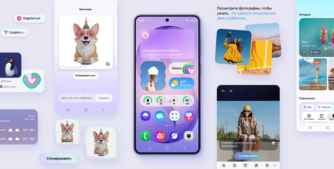 Смартфон Samsung Galaxy S26 12/256 ГБ фиолетовый (2sim + eSim) Смартфон Samsung Galaxy S26 12/256 ГБ фиолетовый (2sim + eSim) - 5