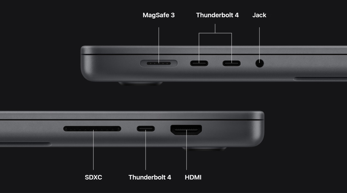 Ноутбук Apple Macbook Pro 16" (2023) M2 Pro 16 ГБ, 1 ТБ SSD (MNWD3), серебристый Ноутбук Apple Macbook Pro 16" (2023) M2 Pro 16 ГБ, 1 ТБ SSD (MNWD3), серебристый - 5