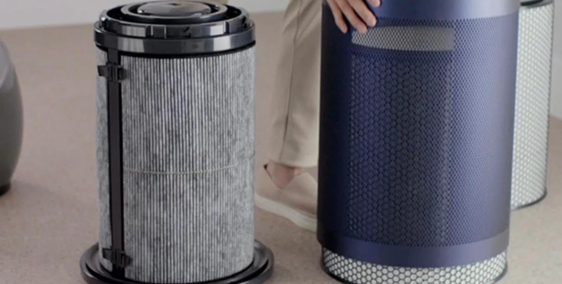 Очиститель воздуха Dyson Purifier Big+Quiet Formaldehyde BP03 никель, синий Очиститель воздуха Dyson Purifier Big+Quiet Formaldehyde BP03 никель, синий - 7