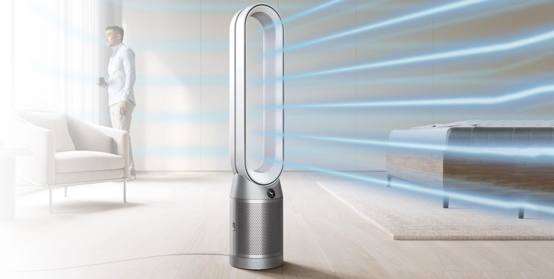 Очиститель воздуха Dyson Purifier Cool Autoreact TP7A белый, никель Очиститель воздуха Dyson Purifier Cool Autoreact TP7A белый, никель - 1