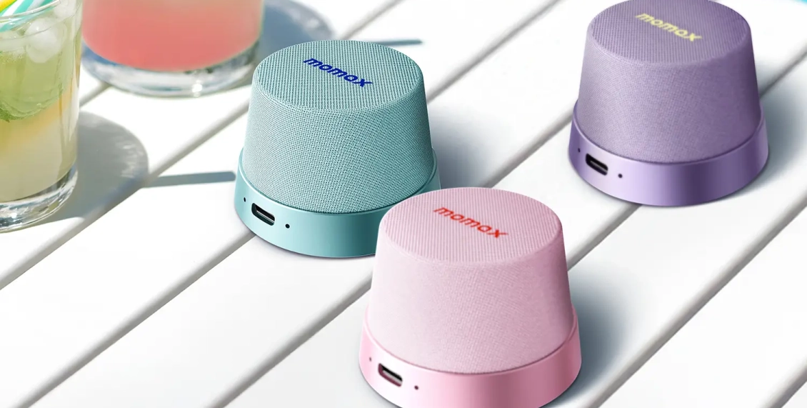 Портативная колонка Momax 1-Vibe Go оранжевый Портативная колонка Momax 1-Vibe Go оранжевый - 3