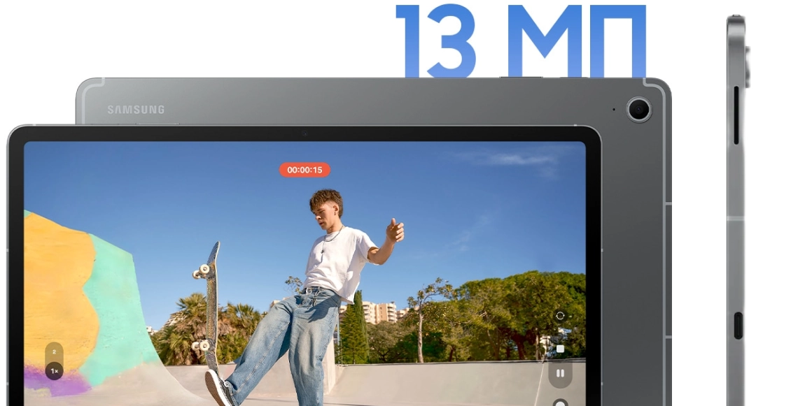 Планшет Samsung Galaxy Tab S10 FE Plus (SM-X620) Wi-Fi 12/256 ГБ голубой - 3