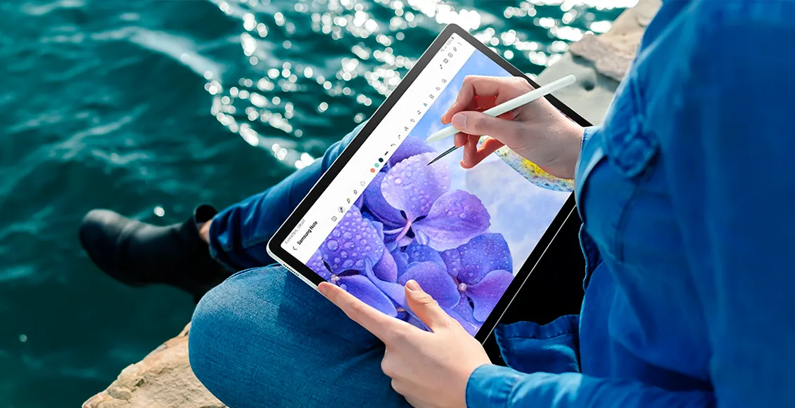 Планшет Samsung Galaxy Tab S9 FE (SM-X510) Wi-Fi 6/128 ГБ серебристый  - 5