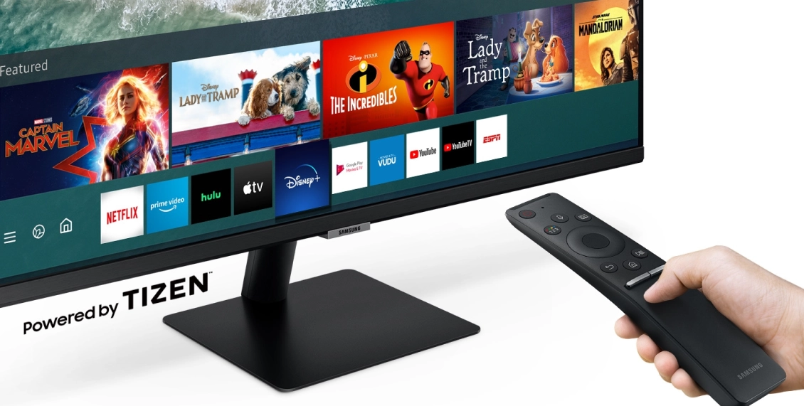 Монитор Samsung Smart Monitor M7 S32FM702UI 32" чёрный с регулируемым наклоном (LS32FM702UIXCI) Монитор Samsung Smart Monitor M7 S32FM702UI 32" чёрный с регулируемым наклоном (LS32FM702UIXCI) - 7