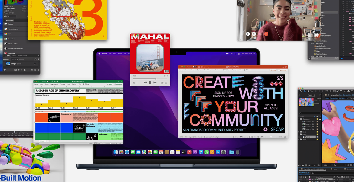 Ноутбук Apple Macbook Air 13" (2022) M2 16 ГБ, 256 ГБ SSD (MC7X4 ), "тёмная ночь" Ноутбук Apple Macbook Air 13" (2022) M2 16 ГБ, 256 ГБ SSD (MC7X4 ), "тёмная ночь" - 5