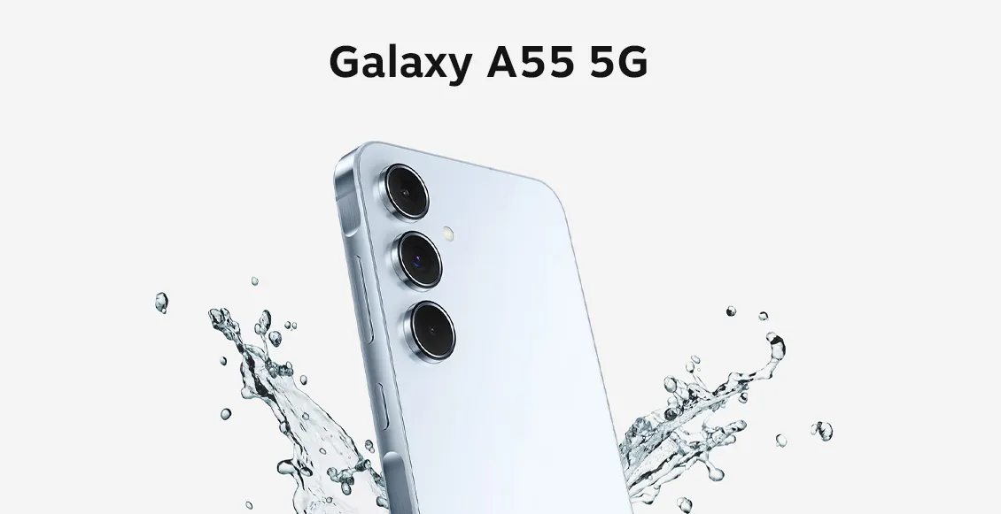 Смартфон Samsung Galaxy A55 5G 8/256 ГБ тёмно-синий (2sim + eSim) - 1
