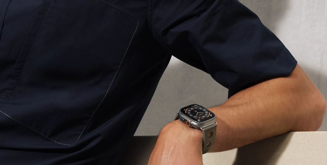 Умные часы Apple Watch Hermes Ultra 3 49mm GPS + Cellular Silver Titanium Case Gris Single Tour Scub'H Diving Strap Умные часы Apple Watch Hermes Ultra 3 49mm GPS + Cellular Silver Titanium Case Gris Single Tour Scub'H Diving Strap - 4