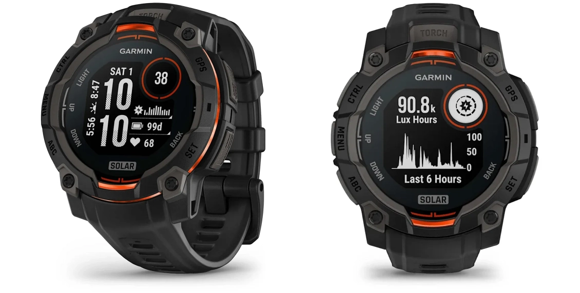 Умные часы Garmin Instinct 3 45mm Solar Black чёрный (чёрный ремешок) Умные часы Garmin Instinct 3 45mm Solar Black чёрный (чёрный ремешок) - 7
