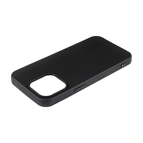 Клип-кейс (накладка) Без лого для Apple iPhone 13 Pro силикон, чёрный - 4