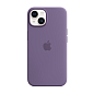Клип-кейс (накладка) Silicone Case MagSafe для Apple iPhone 14 силикон, фиолетовый