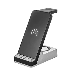 Беспроводное зарядное устройство Rocket Stand 3 in 1 22.5 Вт чёрный