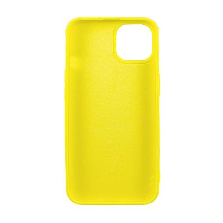 Клип-кейс (накладка) Без лого для Apple iPhone 13 силикон, ярко-жёлтый - 2