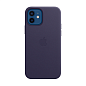 Клип-кейс (накладка) Apple Leather Case MagSafe для Apple iPhone 12 / 12 Pro