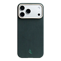 Клип-кейс (накладка) LLC Vectran для Apple iPhone 17 Pro вектран, чёрно-зелёный