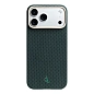 Клип-кейс (накладка) LLC Vectran для Apple iPhone 17 Pro вектран, чёрно-зелёный