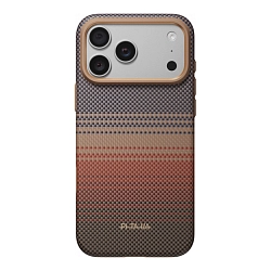 Клип-кейс (накладка) Pitaka Summa Case для Apple iPhone 18 Pro Max / 17 Pro Max кевлар (арамид), "закат" (KI1802SPM)