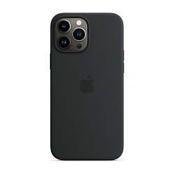 Клип-кейс (накладка) Silicone Case для Apple iPhone 13 Pro Max силикон, чёрный