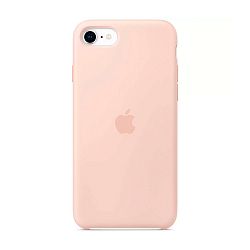 Клип-кейс (накладка) Apple Silicone Case для Apple iPhone SE 2020 / 2022 силикон, Pink Sand