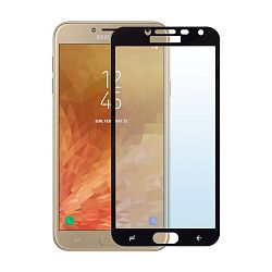 Защитное стекло 3D Classic для Samsung Galaxy J4, черная рамка