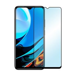 Защитное стекло 3D Premium для Xiaomi Redmi 9 / Redmi 9T / Poco M3, черная рамка