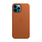 Клип-кейс (накладка) Apple Leather Case MagSafe для Apple iPhone 12 Pro Max кожа, Saddle Brown