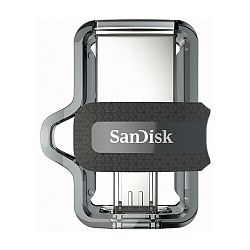 USB-флешка SanDisk Ultra Dual Drive m3.0 64 ГБ чёрный