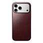 Клип-кейс (накладка) Nomad Modern Leather Case для Apple iPhone 17 Pro кожа, бургунди