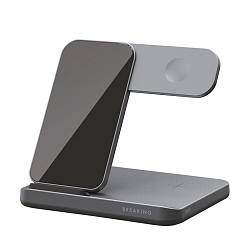 Беспроводное зарядное устройство Breaking 3 in 1 Charging Stand DS05 20 Вт графит
